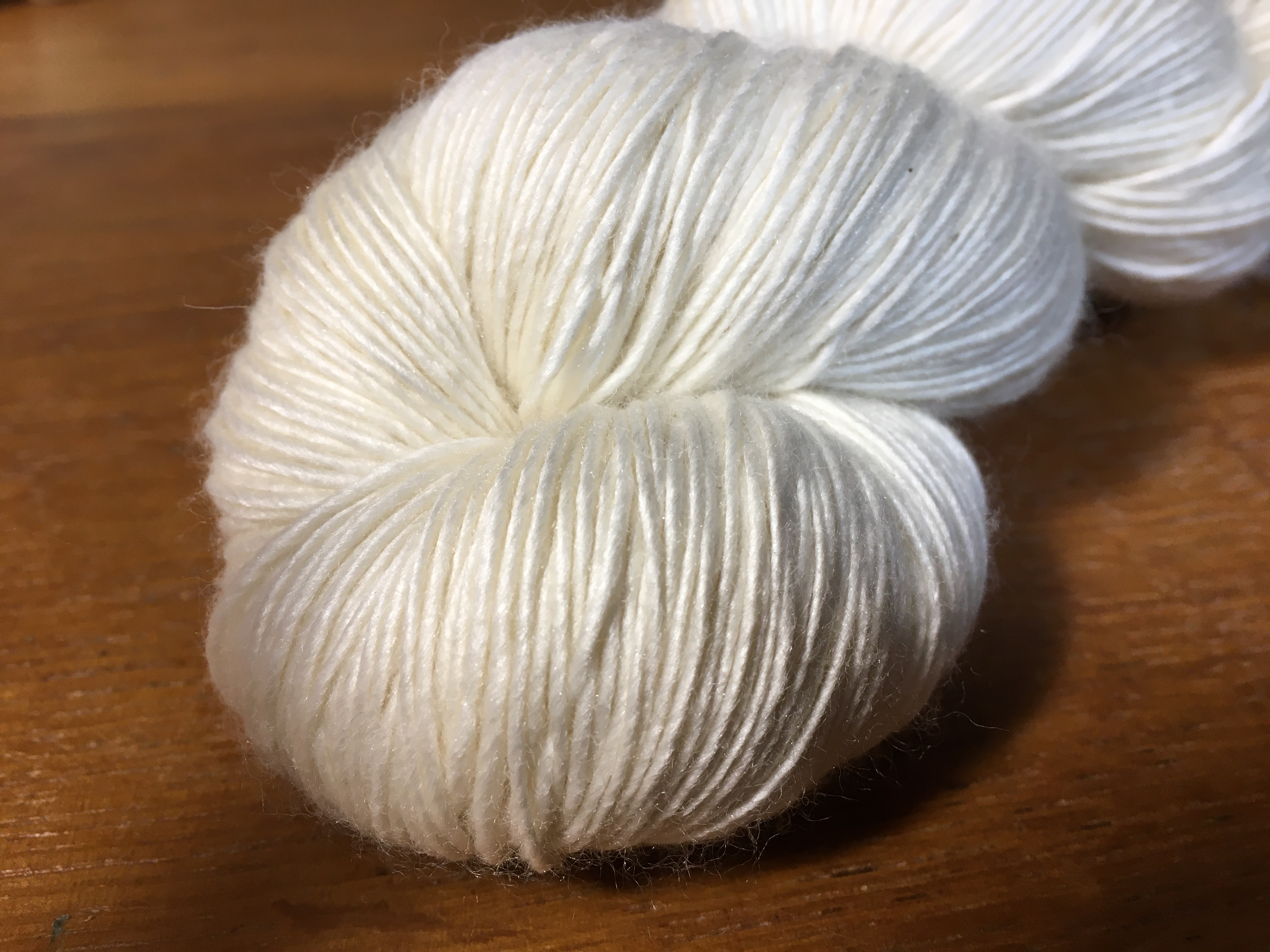 Sock Weight Singles 75% Superwash Extrafine (19.5 micron)  Merino Wool 25% Silk Yarn 1 x 100g Hank